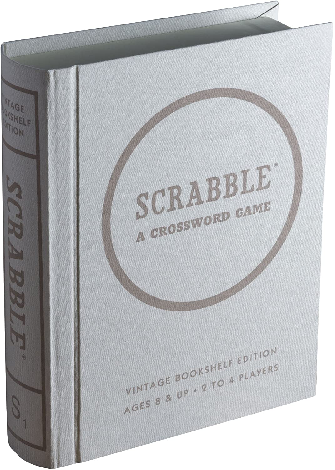 Scrabble Linen Book Vintage Edition Board Game THIRD FLOOR STUFF