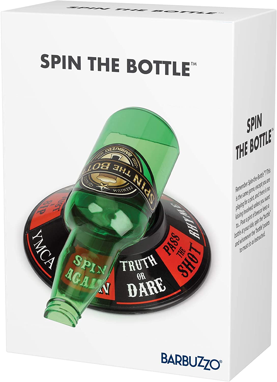 Spin The Bottle Drinking Party Game Beer Bottle Kissing By Barbuzzo Great Gift